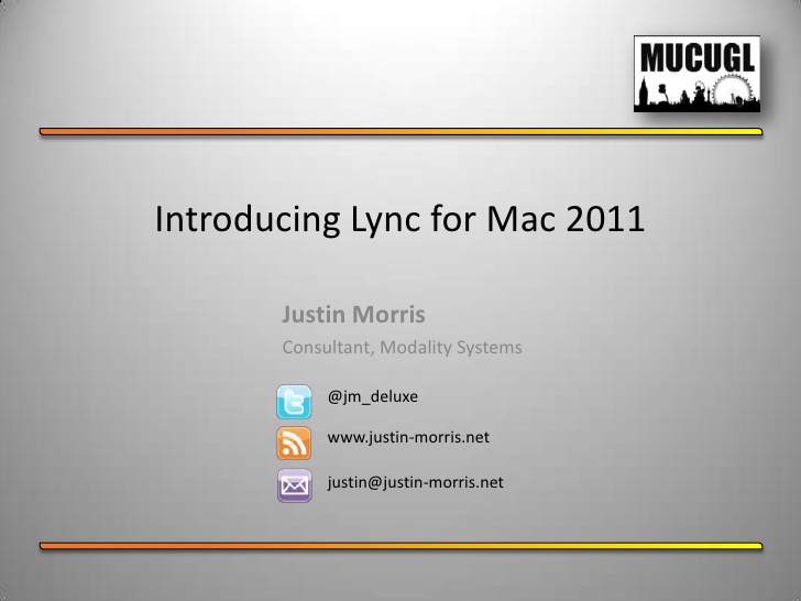 microsoft lync for mac not working